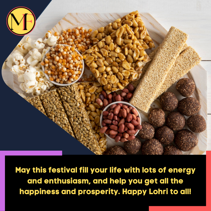 May this festival fill your life with lots of energy and enthusiasm, and help you get all the happiness and prosperity. Happy Lohri to all!