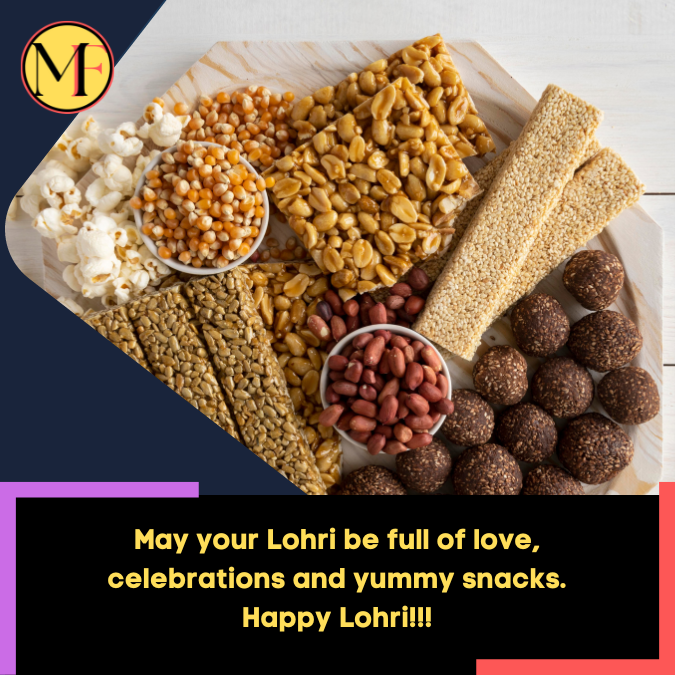 May your Lohri be full of love, celebrations and yummy snacks. Happy Lohri!!!