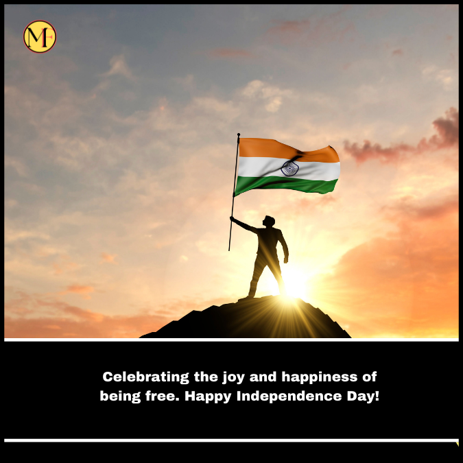 Celebrating the joy and happiness of being free. Happy Independence Day!