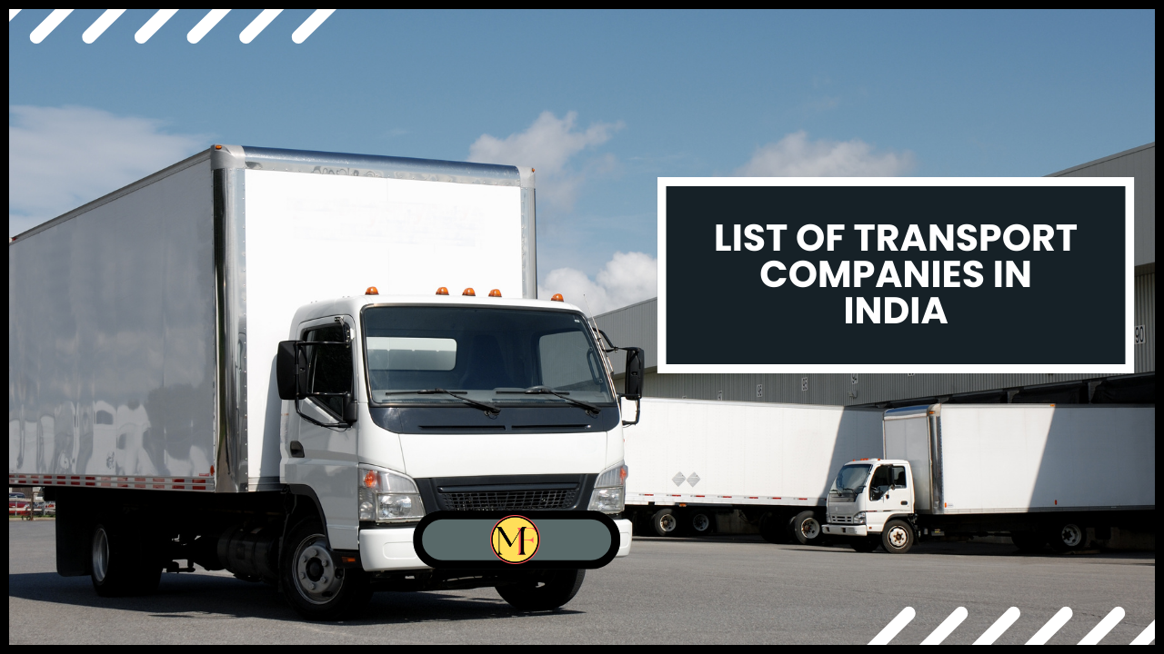 List of Transport Companies in India