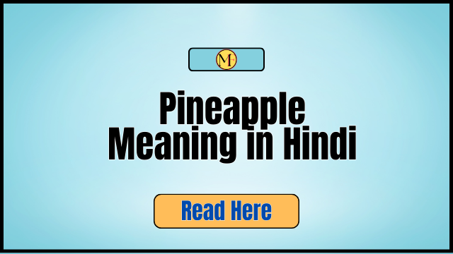 _Pineapple Meaning in Hindi