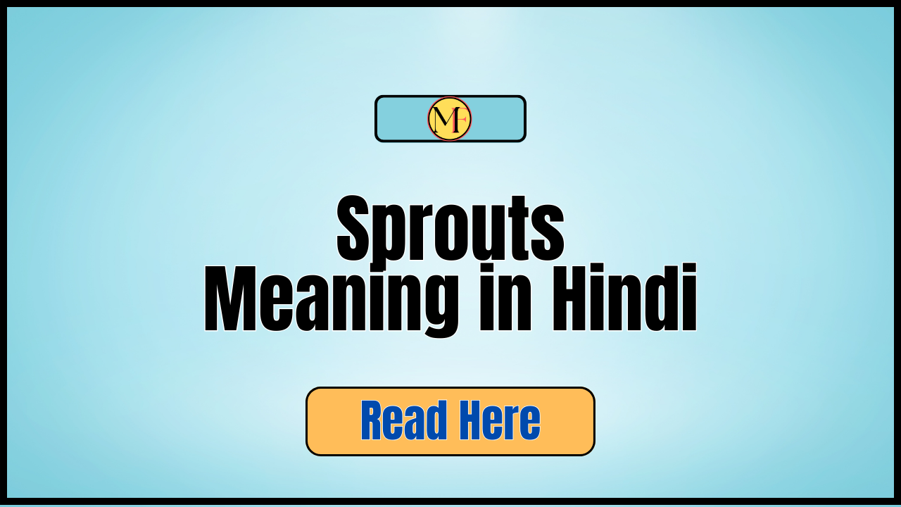 Sprouts Meaning in Hindi